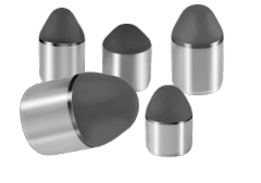 Conical-Ball PCD Buttons | 10X Longer Life in Hard Rock | Custom Tip Angles