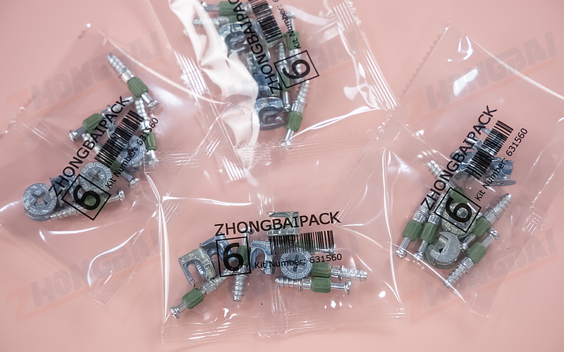 Máquina empacadora de tornillos para muebles