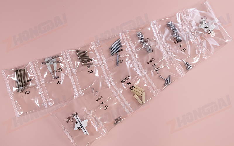 Máquina envasadora de kits de herrajes