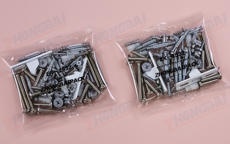 Máquina empacadora de herrajes para muebles