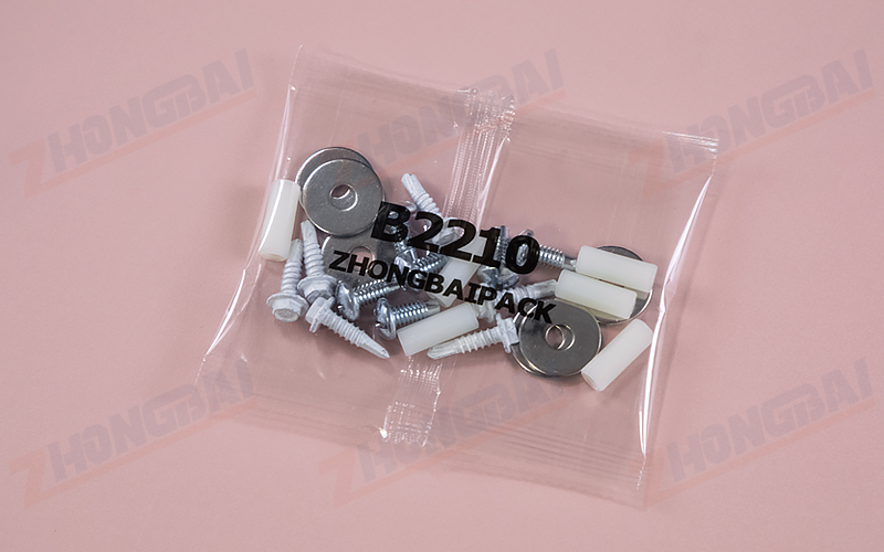 Máquina contadora y envasadora de accesorios para muebles