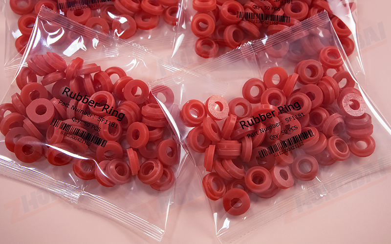 Máquina contadora y envasadora de junta tórica