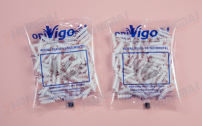 Máquina empacadora de piezas de goma