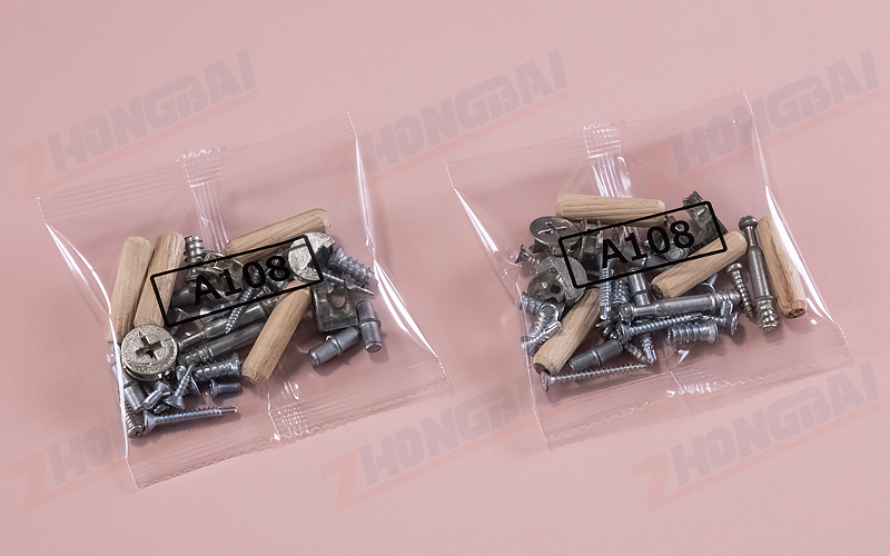 Máquina automática envasadora de accesorios para muebles