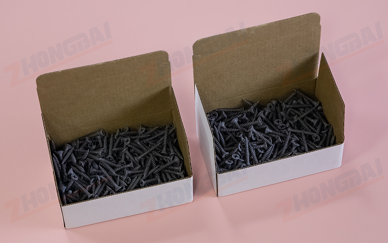 Máquina envasadora de tornillos en cajas