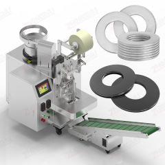 Máquina contadora y envasadora de juntas planas de ferretería