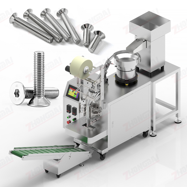 Envasadora de tornillos en bolsas