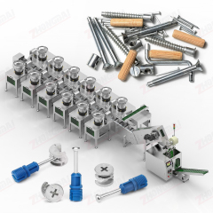 Máquina empacadora de herrajes para muebles