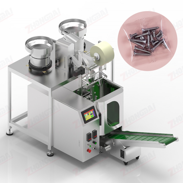 Automatyczna maszyna licząco-pakująca zestawy wkrętów