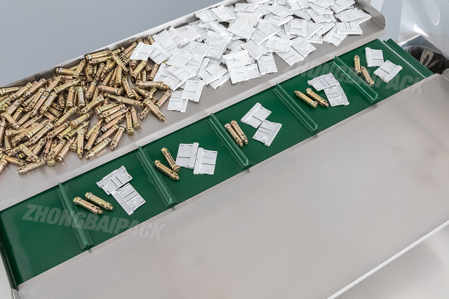 Máquina envasadora de componentes plásticos