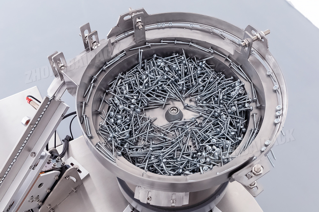 Conteo y empaque para tornillos