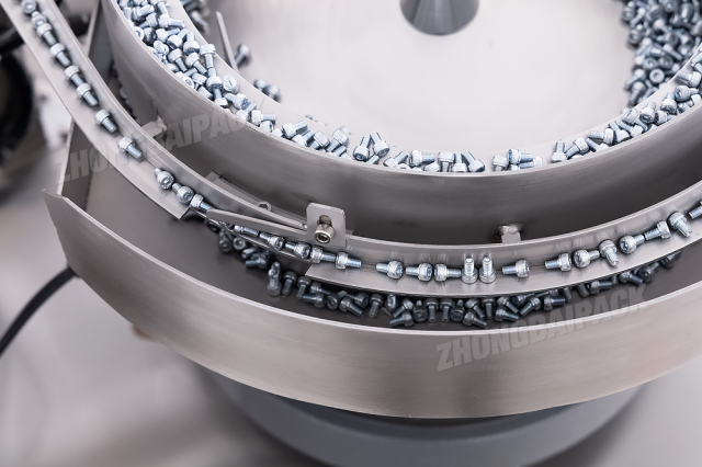 Máquina Contadora y Envasadora con Alimentadores de Dos Tazones