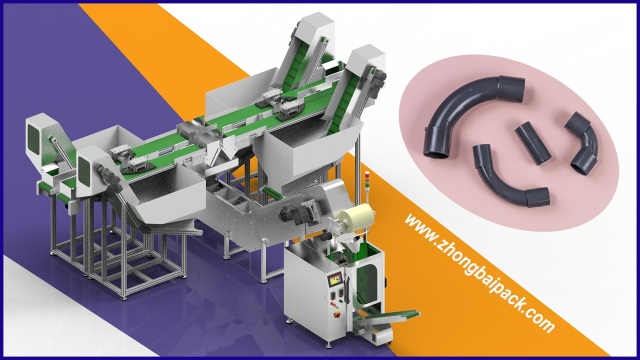 Máquina contadora y envasadora de accesorios de tubería de PVC PPR