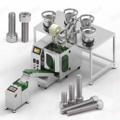hexagon socket cap head screw packing machine with 4 bowl feeders