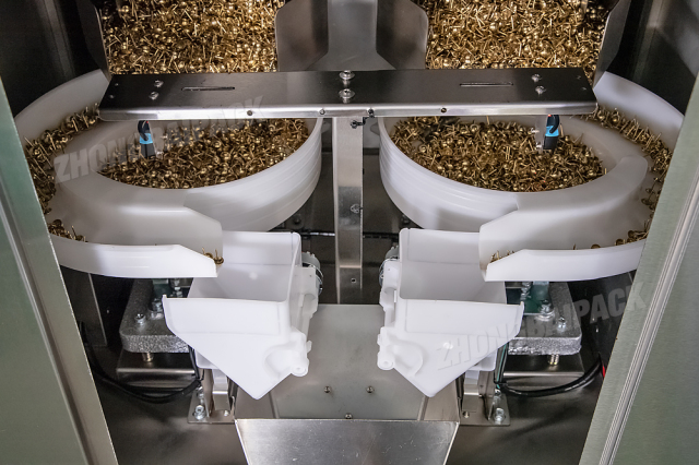 Box Filling Packing Machine with Two Heads Electronic Weighing System