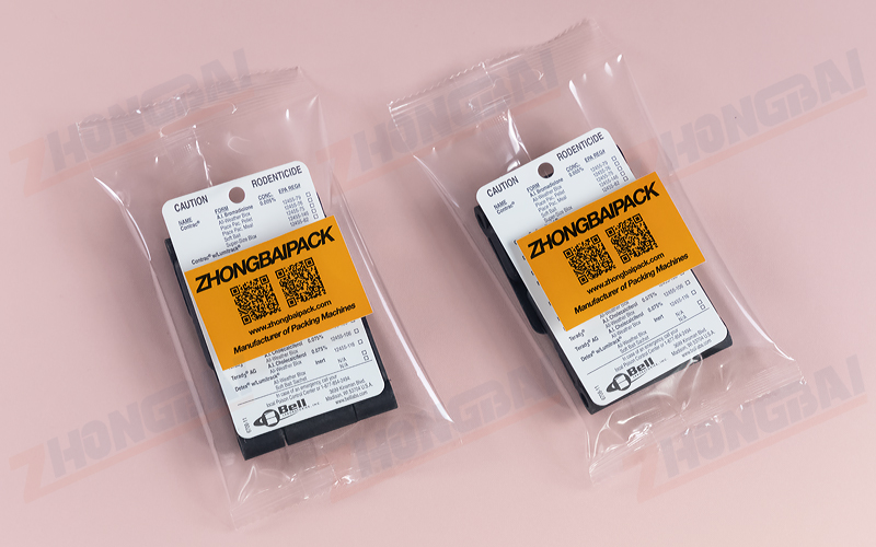 Máquina flowpack para tiradores de muebles