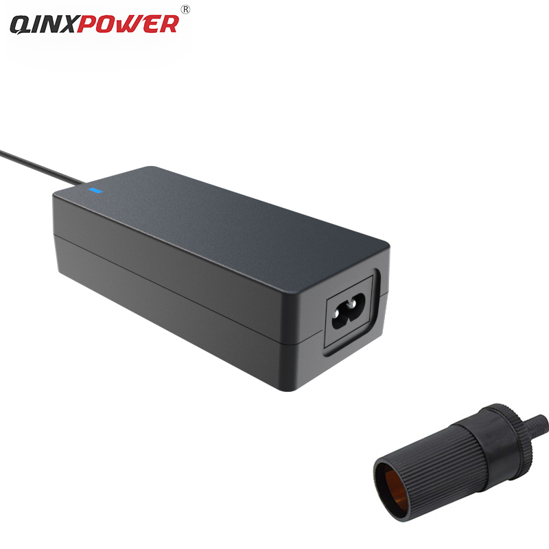 12V 6A 72W Power Adapter with Cigarette Lighter Plug | QINXPOWER UL CE FCC