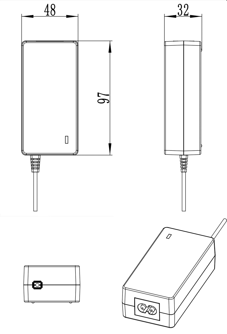 37.8W 12.6V 3A Li-ion Battery Charger | 3S 11.1V Lithium Charger | QINXPOWER®
