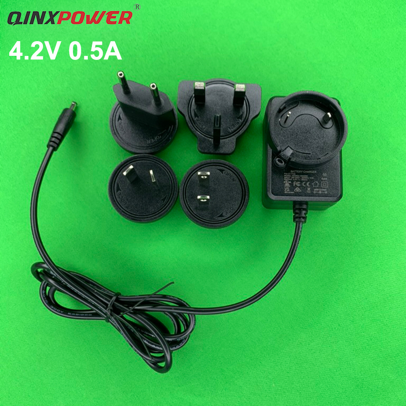 2.1W 4.2V 0.5A Li-ion Battery Charger | 1S 3.7V Lithium Charger | QINXPOWER®