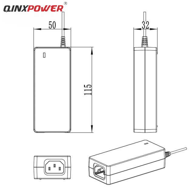 63W 21V 3A Lithium Li-ion Battery Charger for 5S Batteries | QINXPOWER®