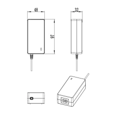 24v-0.62a-adapter-product-size