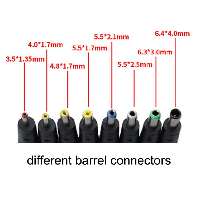 different-barrel-connectors
