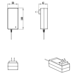 12V-5A-60W-Wall-Mount-Power-Adapter-size