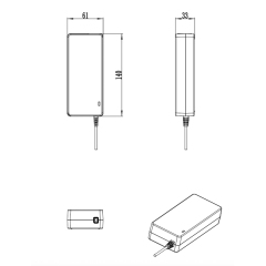 12.6V 6.5A Li-ion Battery Charger 3S Packs OEM Manufacturer