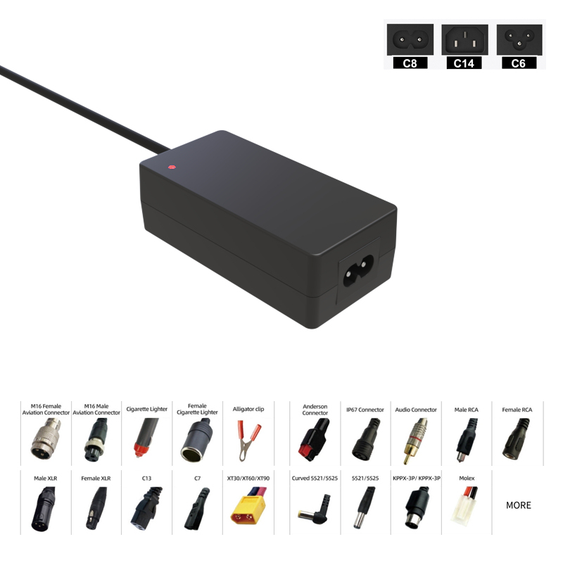 14.6V 3A 43.8W LiFePO4 Charger for 4S Battery Packs