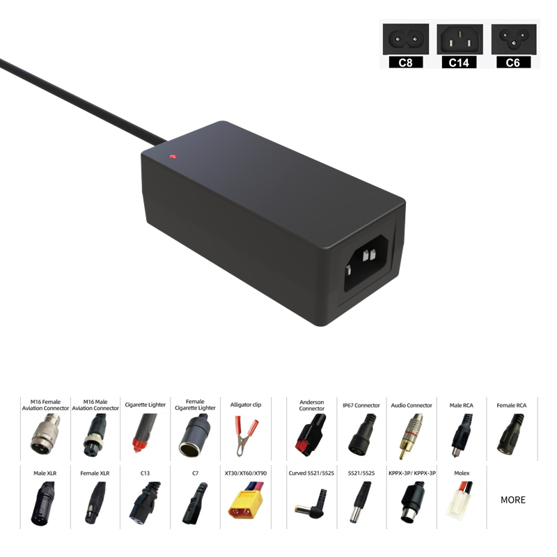 25.2V 2A Battery Charger for 6S Lithium Ion Packs