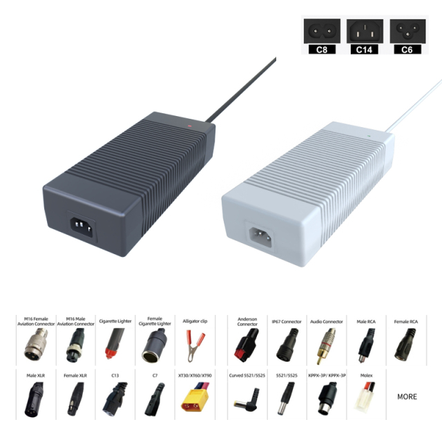 29.4V 13A 382.2W Li-ion Battery Charger for 7S Battery Packs