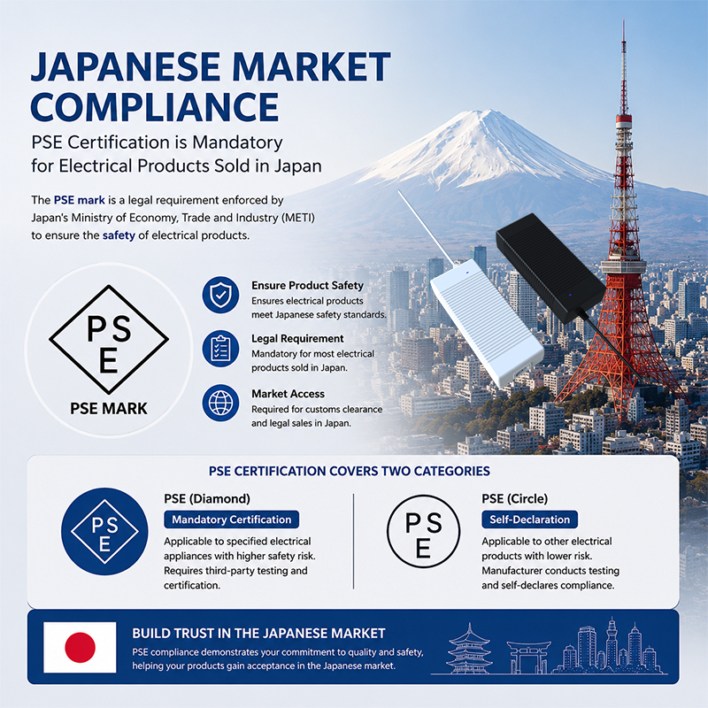 Japanese Market Compliance Illustration