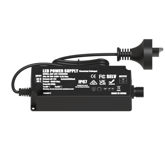 12V 8A 96W IP67 Power Supply with AU Plug