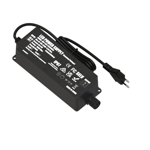24V 4A 96W IP67 Power Supply with EU Plug