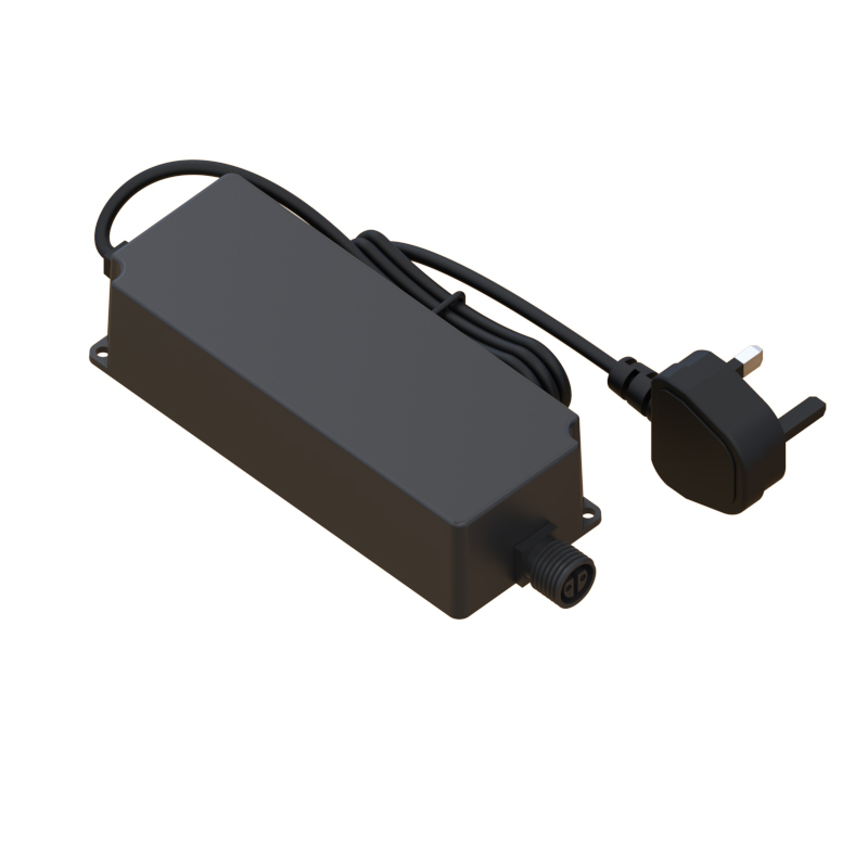 24V 2.5A 60W IP67 Waterproof Power Supply with UK Plug