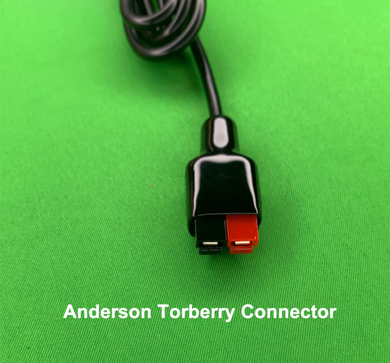Anderson Torberry DC connector for 14.6V 4.3A 4S LiFePO4 battery charger