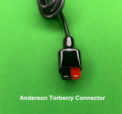 Anderson Torberry DC connector for 14.6V 4.3A 4S LiFePO4 battery charger