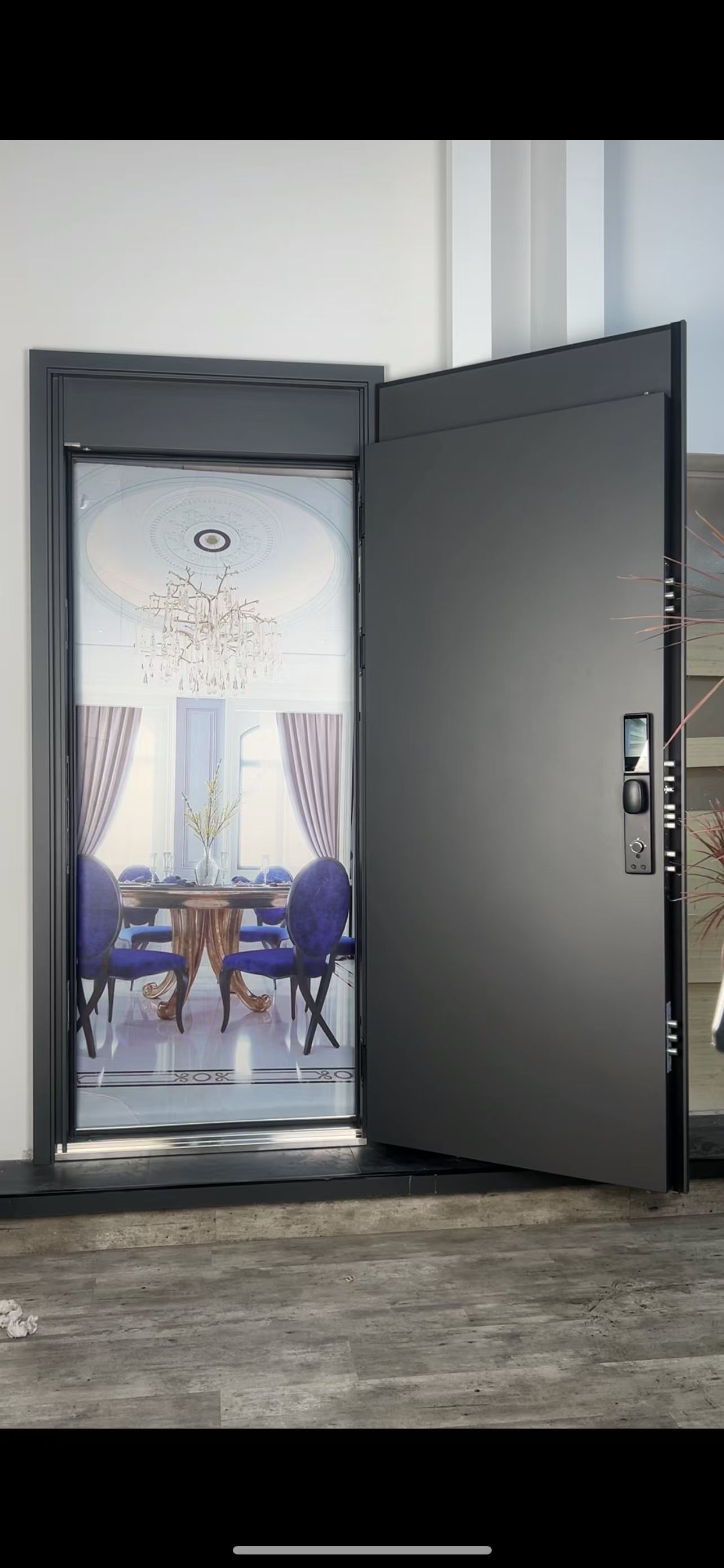 5D Face Recognition Anti-theft Intelligent Zinc Alloy Entry Door