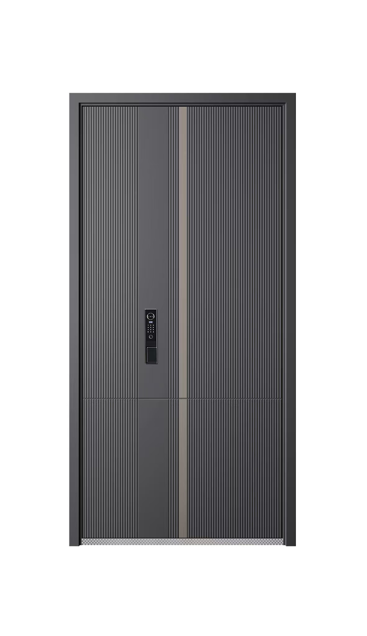 5D Face Recognition Anti-theft Intelligent Zinc Alloy Entry Door