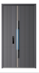 Intelligent sensor lighting, minimalist long handle, entry-level security door