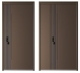 Heavy-duty anti-pickout visible intelligent security door