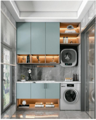 Aluminum Alloy Balcony Cabinet Water Resistance Inherently Safe Customized size