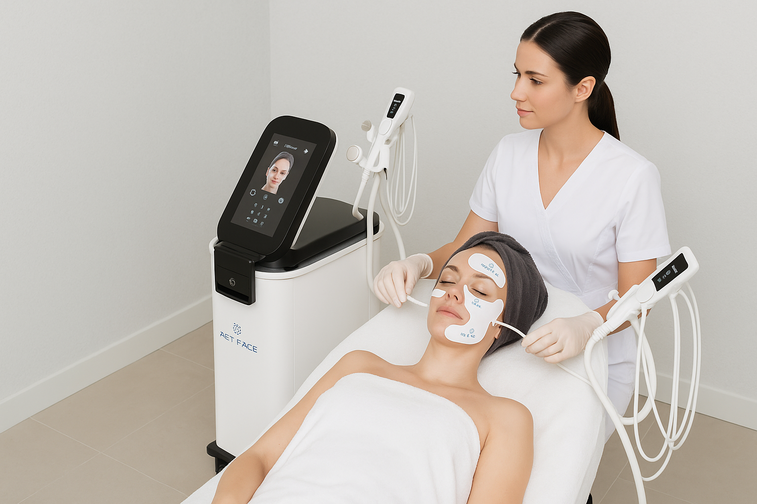 machine de stimulation musculaire faciale professionnelle