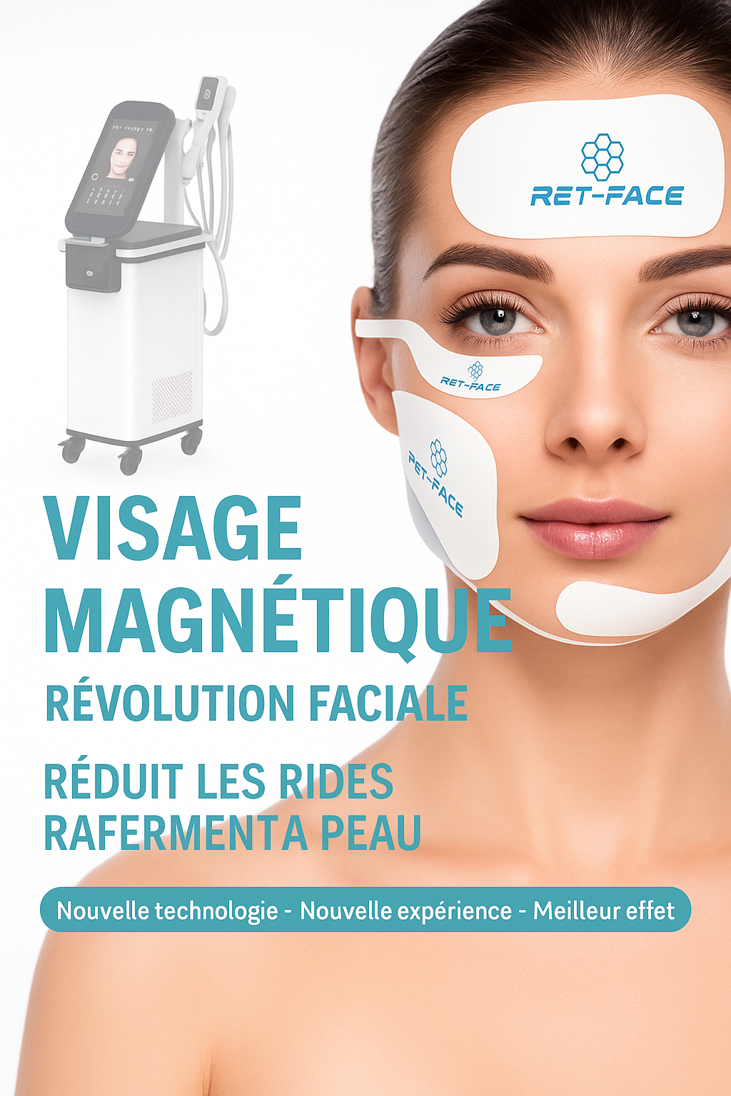 machine pour remodelage du visage en institut