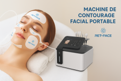 RET-FACE | Appareil de Stimulation Musculaire Faciale (RF + EMS) – Lifting Non Invasif