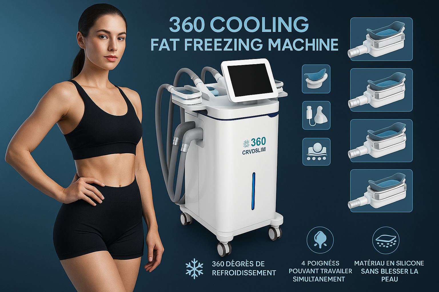 Machine de Cryolipolyse 360° | Système de Minceur Professionnel