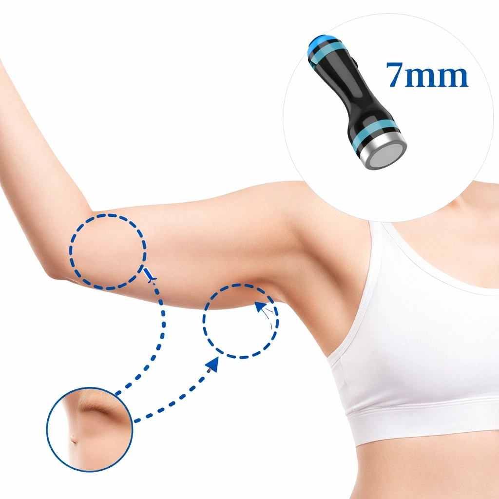 Sonde CryoWave 7mm - Diam&egrave;tre 45mm - Application Bras et Dos