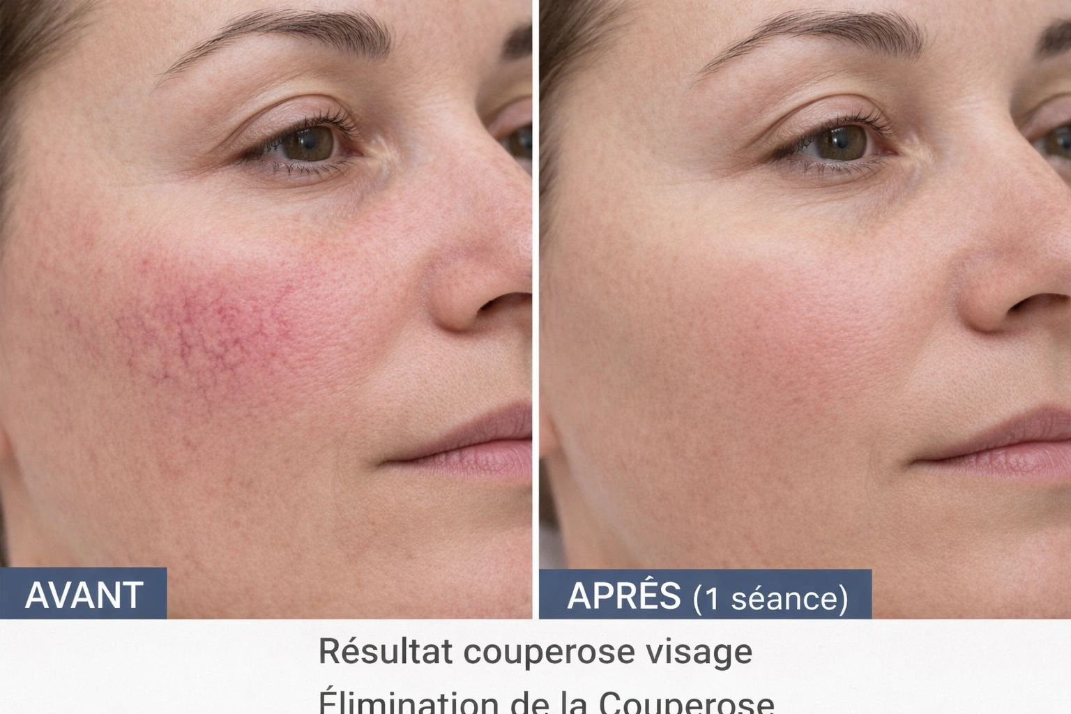 lésions vasculaires visage