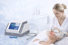 Traitement des rougeurs et vaisseaux sanguins du visage par laser diode 980 nm en cabinet médico-esthétique
