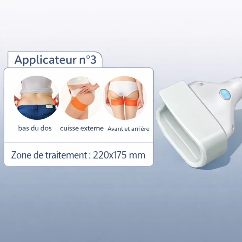 Machine de cryolipolyse 360° refroidissement — 6 poignées & 6 applicateurs | Emmalaser